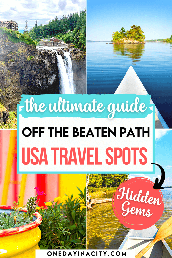 Get to these secret places in the USA before everyone else discovers them! This list of the top 10 hidden gems in the US are off the beaten path and still provide you with an epic vacation, whether you're looking for beaches or mountains, wineries or boutiques, or spa days and more. 