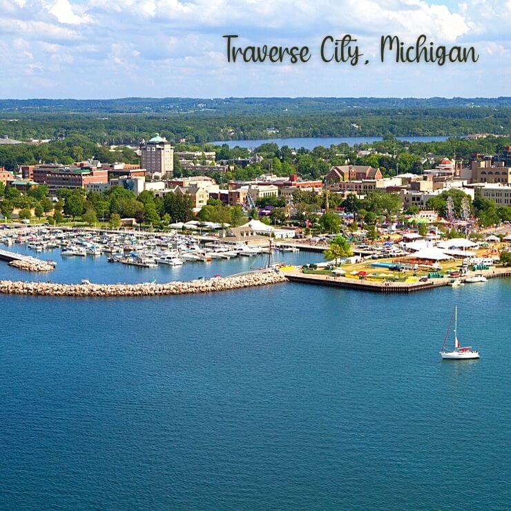 Harbor in Traverse City, one of the best-kept secrets in the United States for travel.