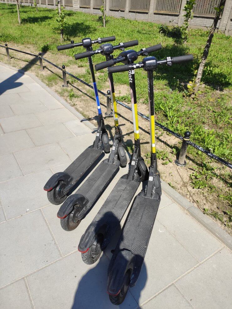 In Warsaw, Poland, one of the easiest ways to get around is renting an electric scooter.