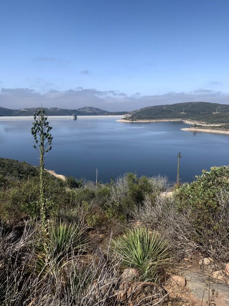 Lake Hodges Overlook in San Diego