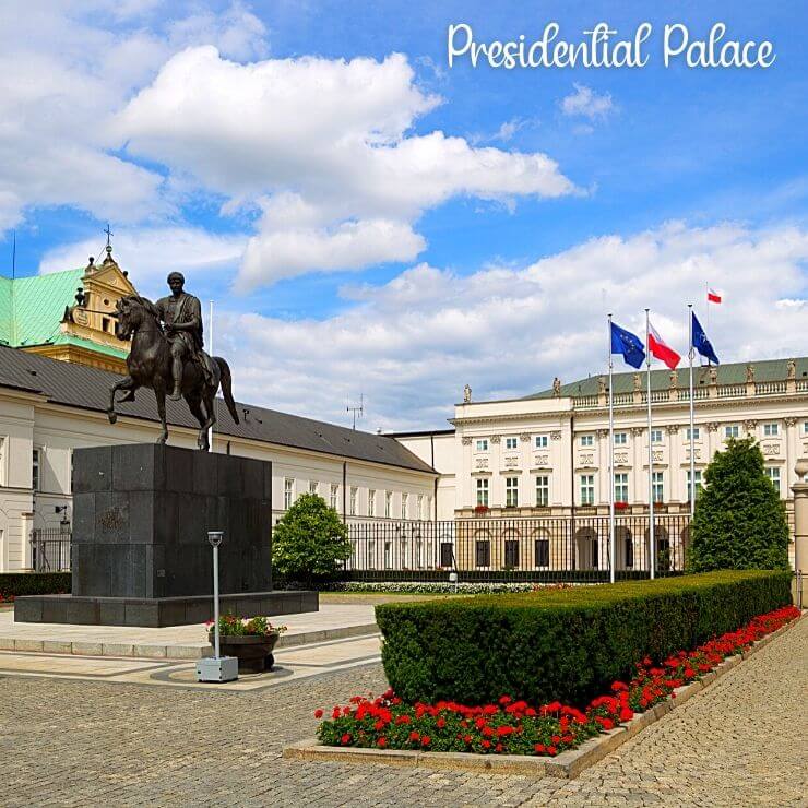 Presidential Palace in Warsaw, Poland