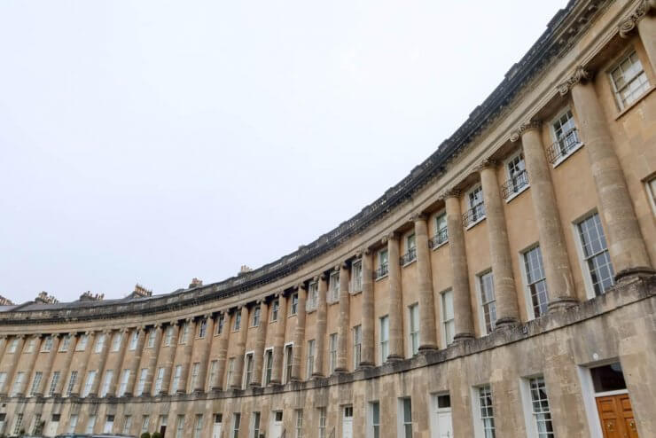 Intriguing architecture in Bath, United Kingdom.