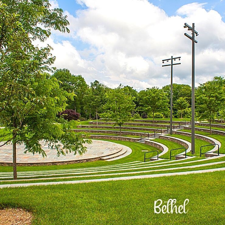 Original Woodstock concert arena at the Museum of Bethel Woods, one of the best weekend getaways in Upstate New York.