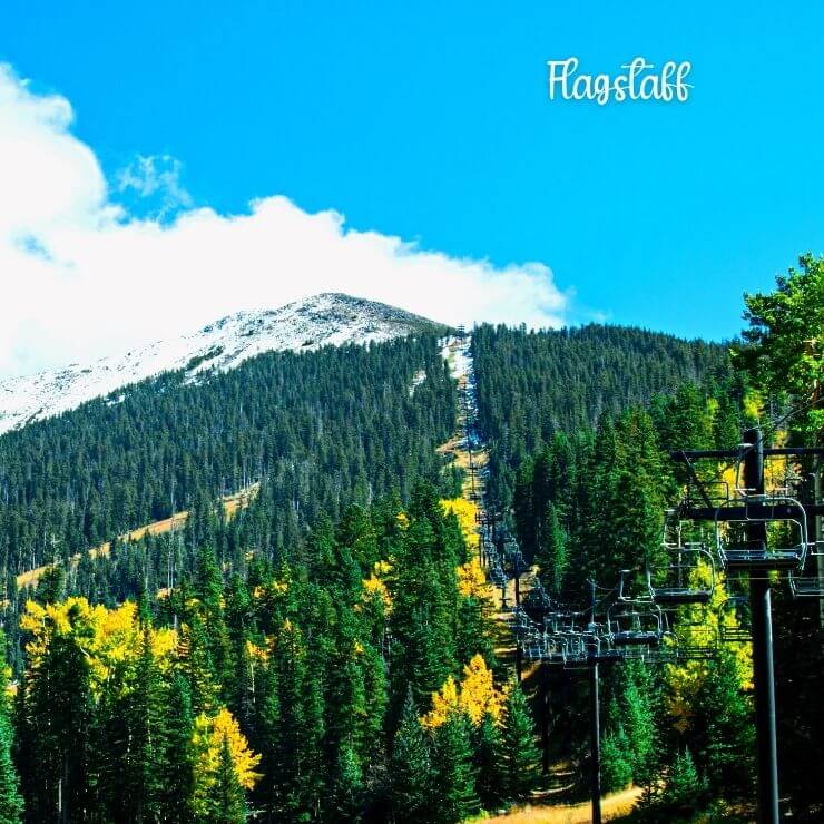 Flagstaff AZ has a lot of outdoor activities you can do and is an easy drive from Phoenix.