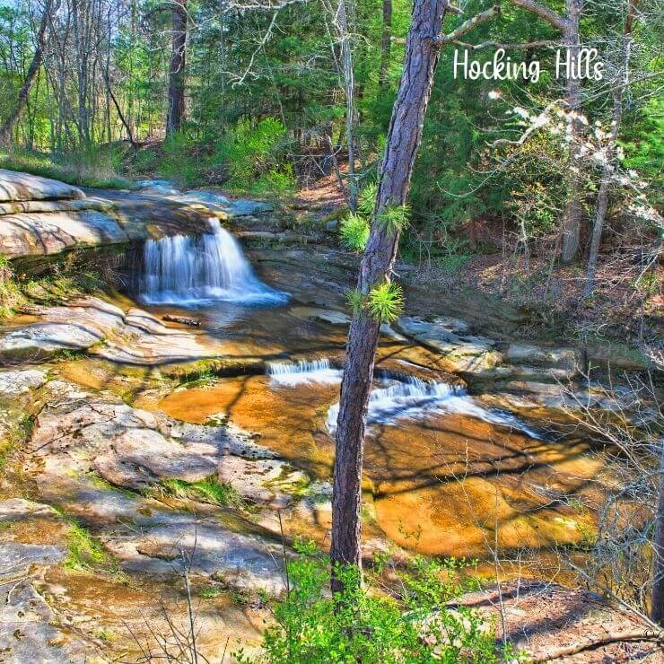 Hocking Hills State Park is a great day trip from Cincinnati, Ohio.