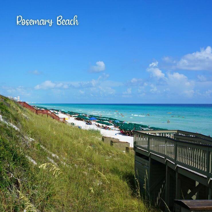 Rosemary Beach is a great spot for a weekend getaway in Florida. 