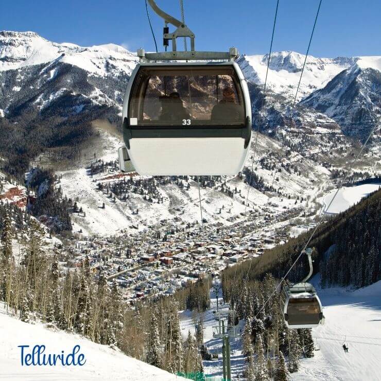 Telluride, Colorado is one of the best winter getaways in the USA. 