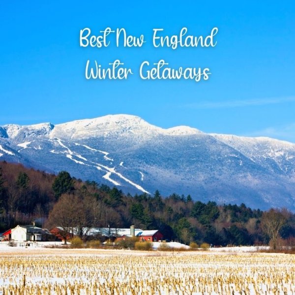 New England in winter...Snow, skiing, cute main streets, and even ocean views. Here are the best spots for a New England winter getaway.