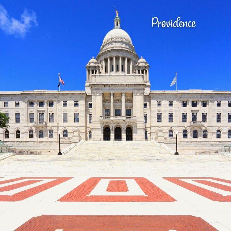 Capitol building of Providence, RI.