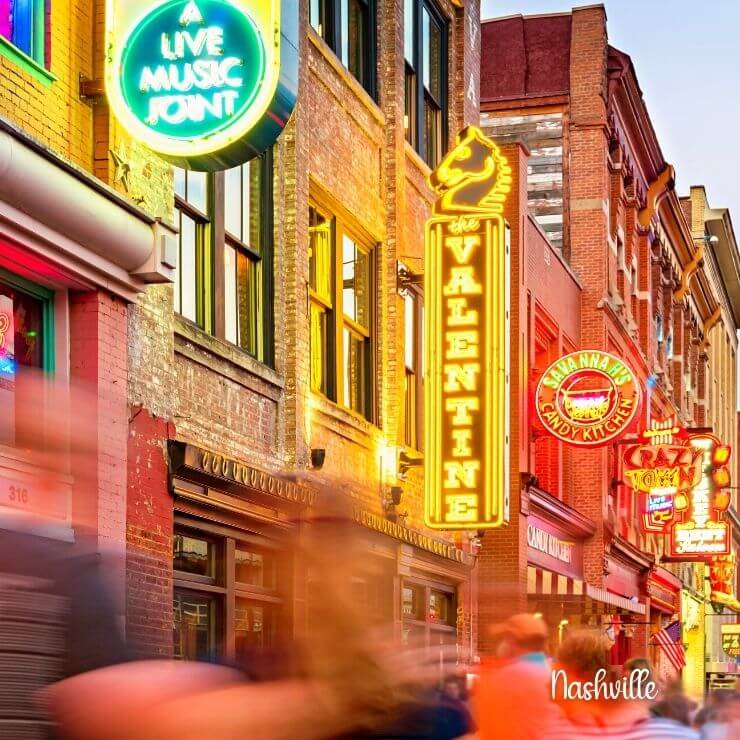 Nashville is one of the most popular places in Tennessee for a girls weekend. 