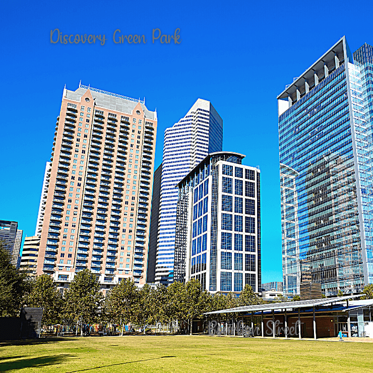 Discovery Green is a fun place to visit when you spend a family day in Houston. 