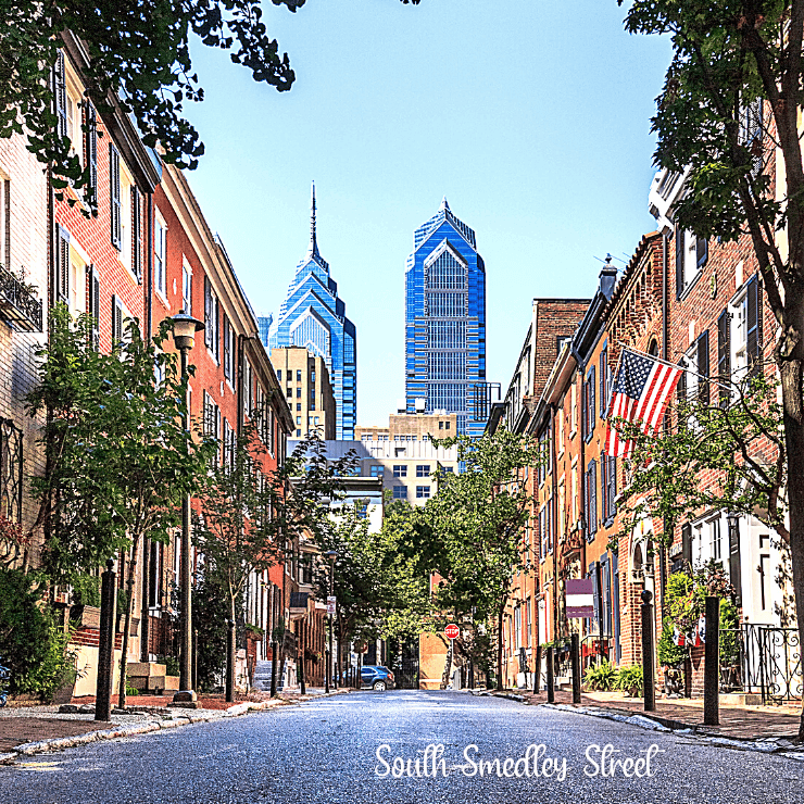 Take a walk along South Smedley Street when you spend a perfect day in Philadelphia. 