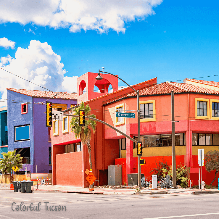 You'll love all the beautiful desert colors when you visit Tucson, Arizona. 