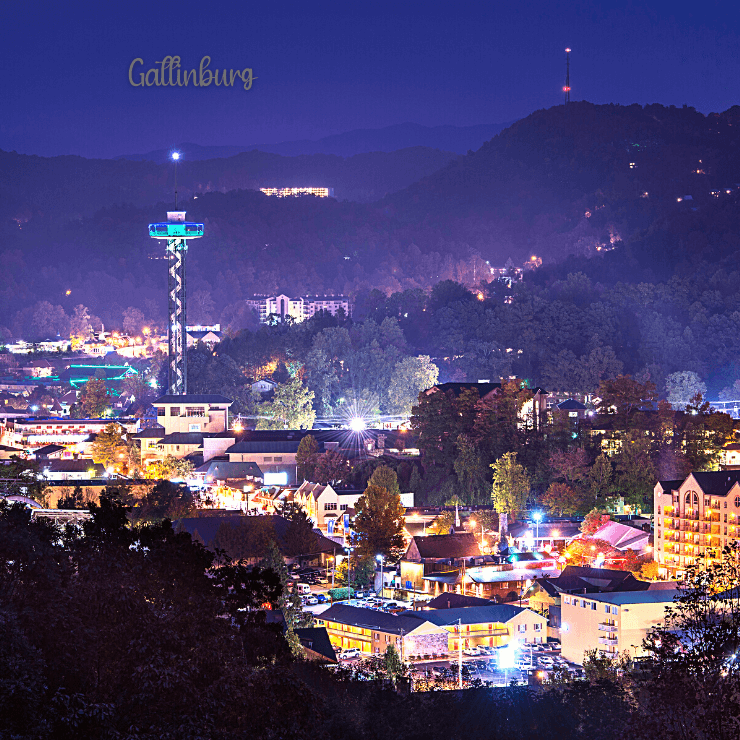 The Smoky Mountains in Gatlinburg are amazing to see and make this the ultimate winter getaway for families. 