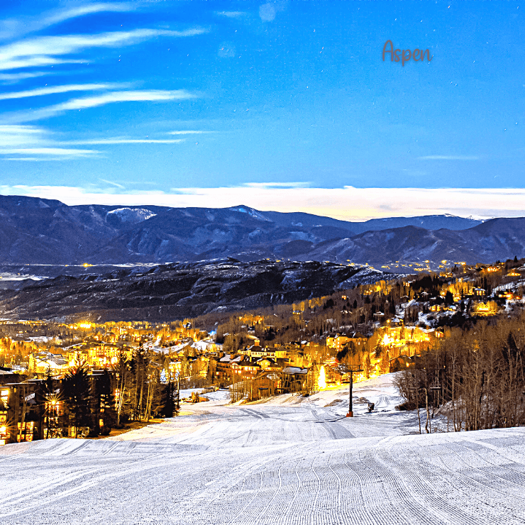Aspen Colorado is a beautiful place for a family winter getaway. 