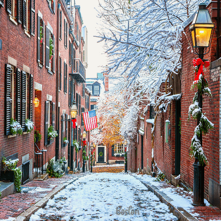 Enjoy historic Boston during the winter on a family fun getaway. 