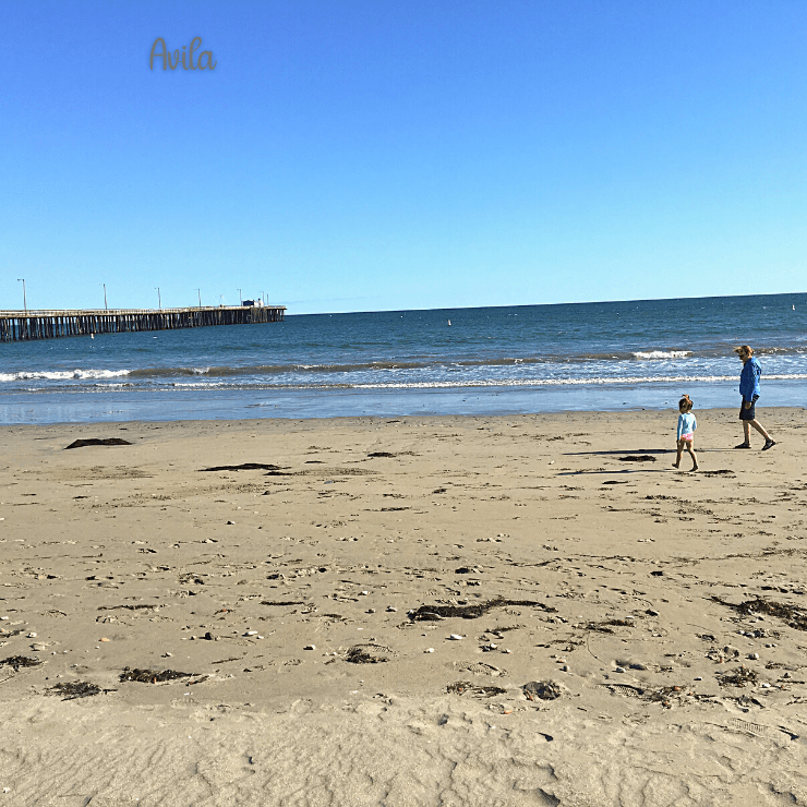 The whole family will enjoy a walk along Avila Beach. 