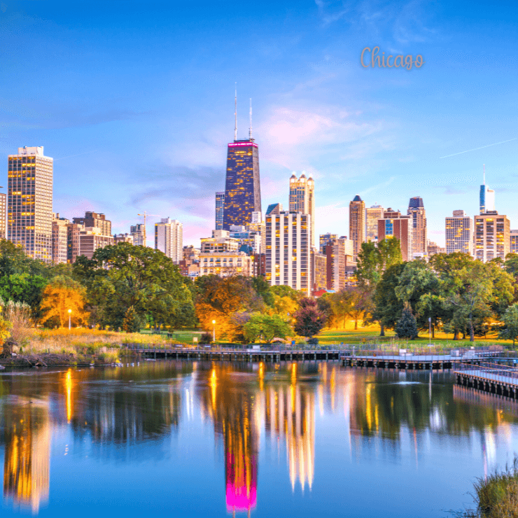 Chicago is one of the best places in Illinois to spend a girls trip. 