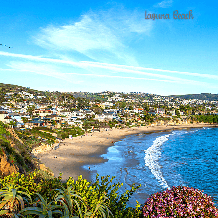 Bird's eye view of Laguna Beach