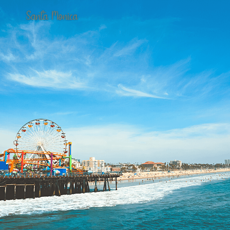 Santa Monica beach is well known for it's amusement park and is a beach that needs to be on your travel bucket list. 