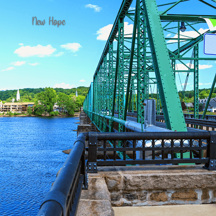 Enjoy a quiet getaway on your next girls trip to Pennsylvania when you visit New Hope. 