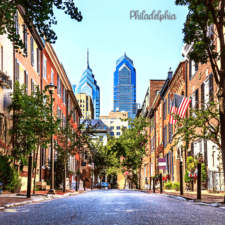 Take in the rich historic sites in Philadelphia on your next girls trip to Pennsylvania. 