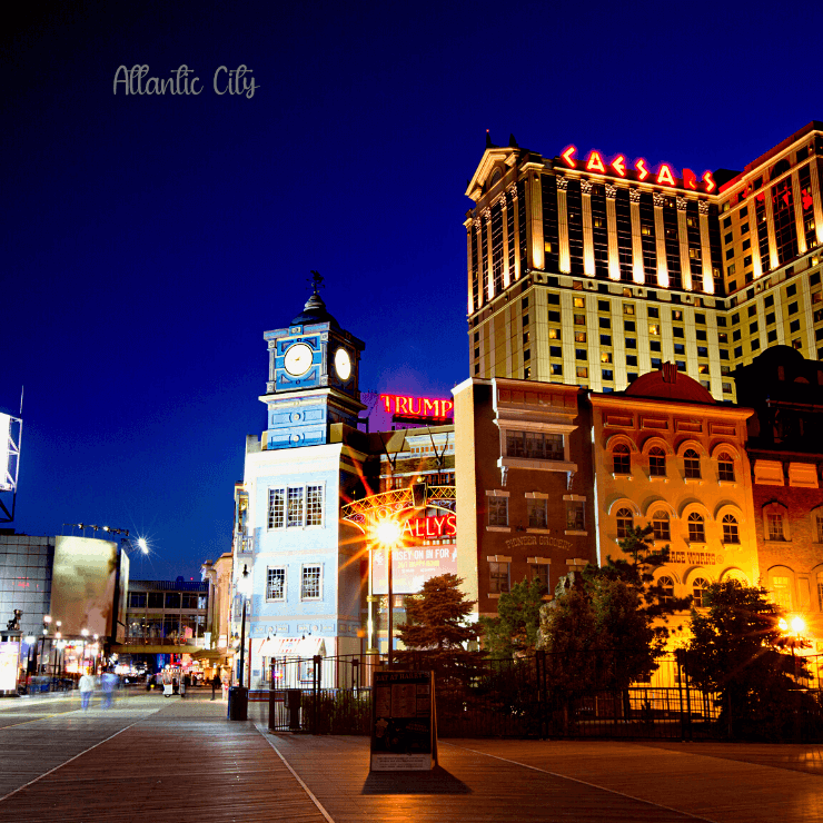 Hit up the casinos, or just have a blast shopping in Atlantic City when you go to New Jersey for a girls' trip. 