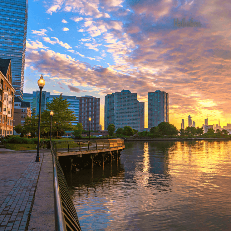 Enjoy all the big city vibes in Hoboken when you visit New Jersey on your girls' trip.