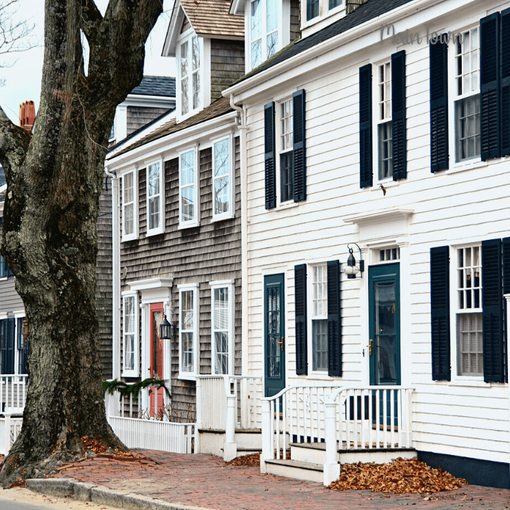 Enjoy the architecture on Main Town when you take a day trip to Nantucket. 