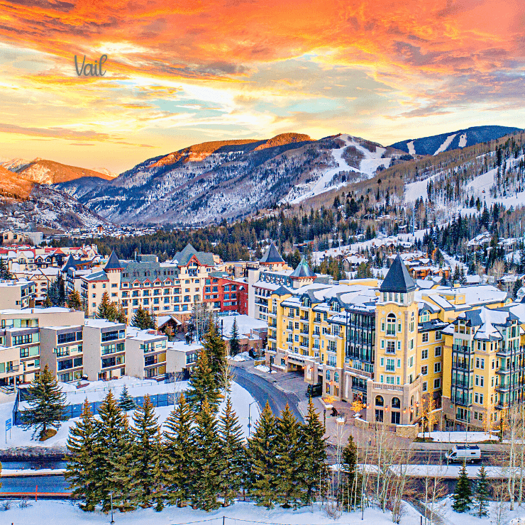 You will love the breathtaking mountain views of Vail on your girls' trip to Colorado. 